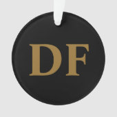 Monogramme Gold personnalisé (devant)