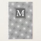 Monogramme gris cercles motif (Devant)