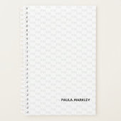 Monogramme gris clair simple Motif moderne (Devant)