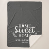 Monogramme gris moderne Nom Couverture (Devant)