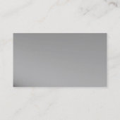 Monogramme Gris Noir Consultant Carte de visite (Dos)