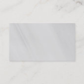 Monogramme gris rouge Consultant Carte de visite d (Dos)