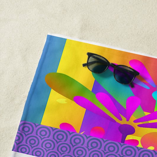 Monogramme H Amusants Figurines Serviette de plage (En situation)