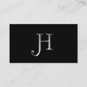 Monogramme H cartes de visite