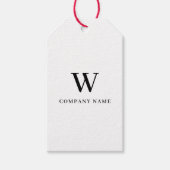 Monogramme Hang Étiquette Prix Vêtements Balises d (Devant)