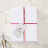 Monogramme Hang Étiquette Prix Vêtements Balises d (Avec de la ficelle)