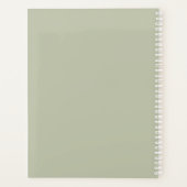 Monogramme hebdomadaire mensuel (Dos)