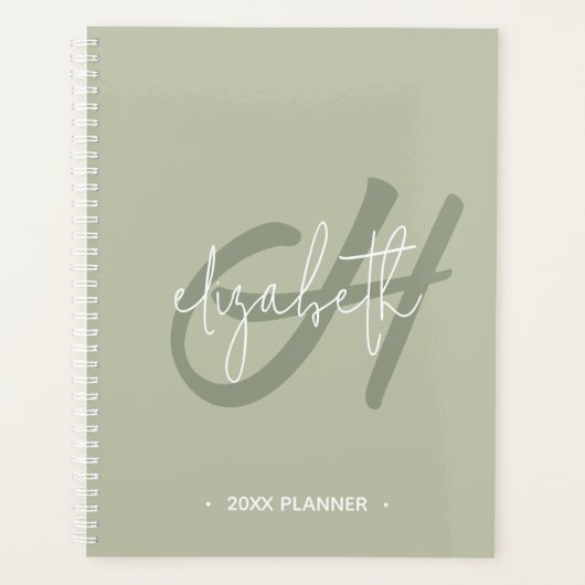 Monogramme hebdomadaire mensuel (Devant)