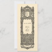 Monogramme Héraldique Carte de Préannonce (Devant)