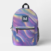 Monogramme Holographique Iridescente sac à dos (Recto)