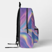 Monogramme Holographique Iridescente sac à dos (Gauche)
