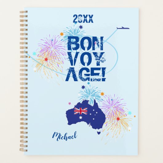Monogramme "I LOVE AUSTRALIA" Bon Voyage Voyage (Devant)