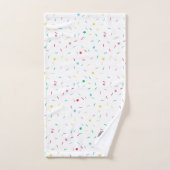 Monogramme initial d'argent C personnalisé Votre n (Serviette à main)