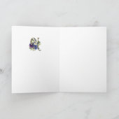Monogramme initial de Pansy peint à la main - N (Intérieur)