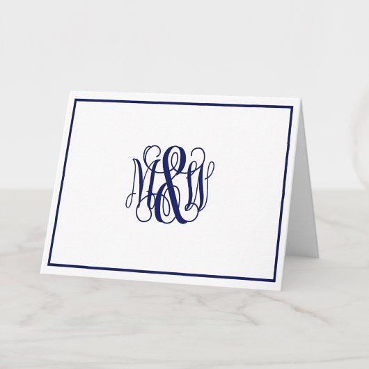 Monogramme initial de script de vigne 3 de la mari