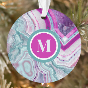 Monogramme Initial Élégant de Noël