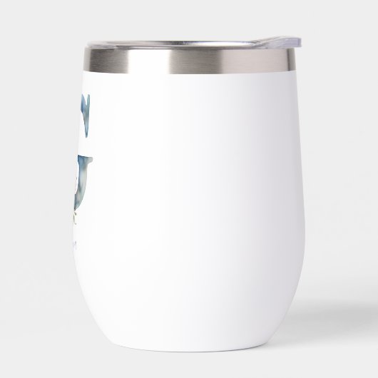 Monogramme initial G Blue Floral Aquarelle Cadeau (Gauche)