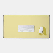 Monogramme Initial Minimaliste Jaune Clair Moutard (Clavier et souris)