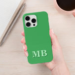Monogramme initial minimaliste moderne<br><div class="desc">Étui téléphonique minimaliste Moderne Initiale Monogramme. Créez votre propre coque iphone personnalisé avec un nom initial personnalisé.</div>