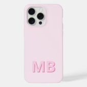 Monogramme initial moderne simple (Verso)