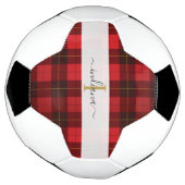 Monogramme Initial Nom Plaid Tartan Wallace (Tourné)