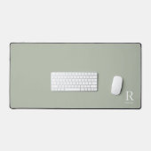 Monogramme Initial Personnalisé Soft Sage Moderne (Clavier et souris)
