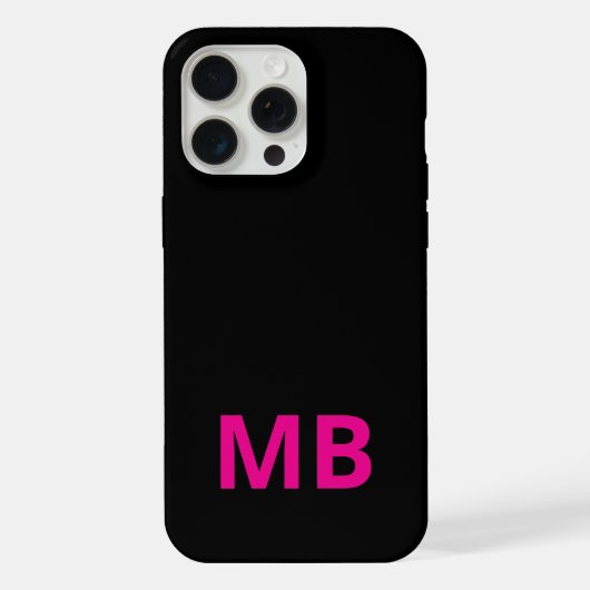 Monogramme initial rose simple (Verso)