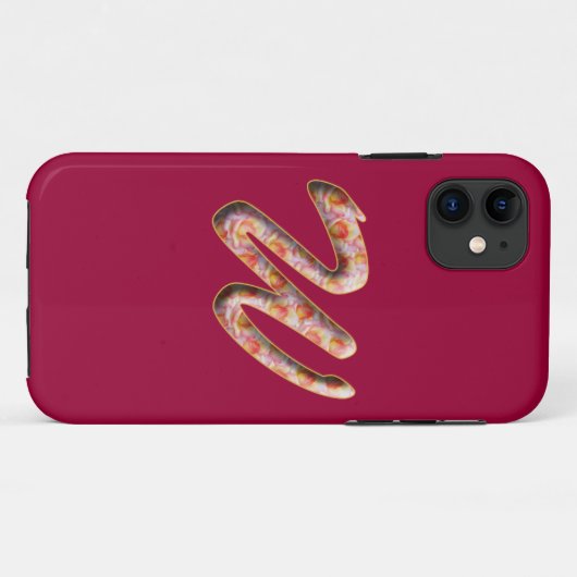 Monogramme initial W en Coque iphone (Dos (Horizontal))