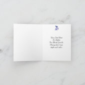 Monogramme Initiale D Bluebird Personnalisé (Intérieur)