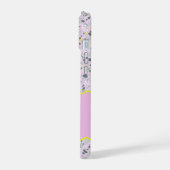MONOGRAMME INITIALE F LILAS PETITES FLEURS (Côté gauche)