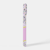 MONOGRAMME INITIALE F LILAS PETITES FLEURS (Côté droit)