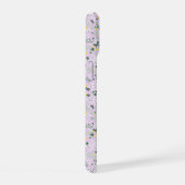 MONOGRAMME INITIALE N PETITES FLEURS LILAS (Côté droit)