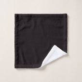 Monogramme initiale rose chaud noir moderne person (Gant de toilette)