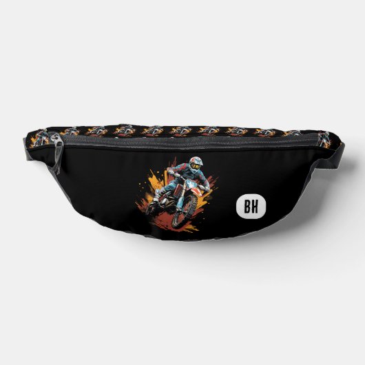 Monogramme Initiales Personnalisées Moto Pour Lui (Poser)
