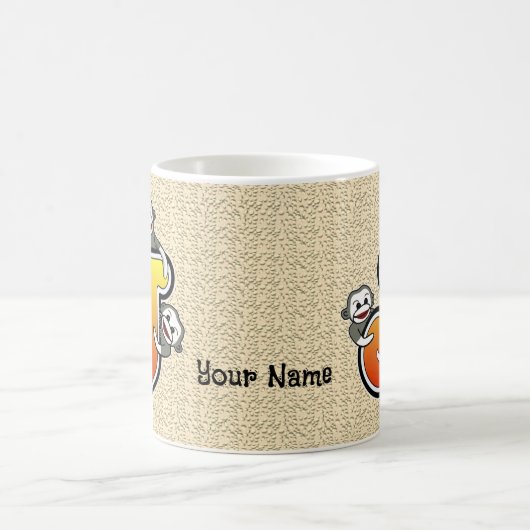 Monogramme J Sock Monkey Mug (Centre)