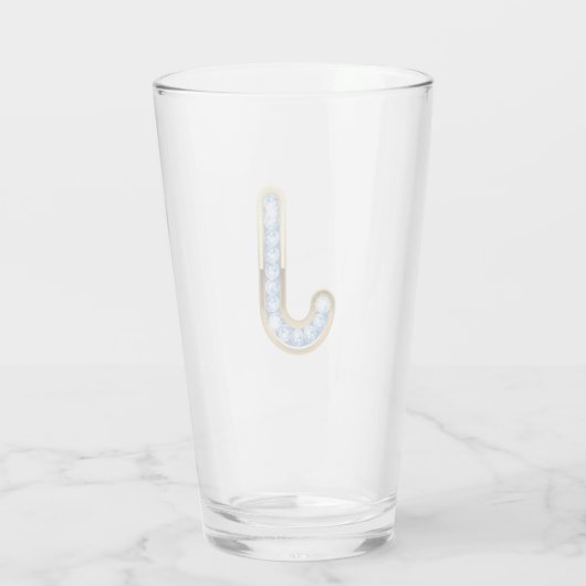 Monogramme J - Verre de 16 oz (Dos)