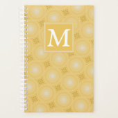 Monogramme jaune cercles motif (Devant)