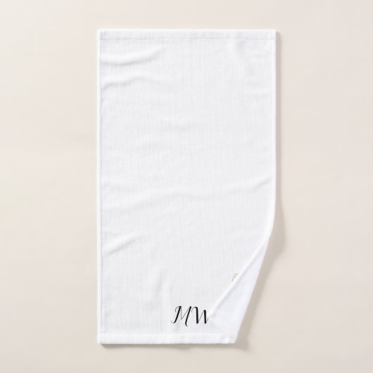 Monogramme Jaune Goldendoddle Design chien (Serviette à main)