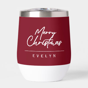 Monogramme Joyeux rouge de Noël