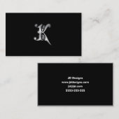 Monogramme K cartes de visite (Devant / Derrière)