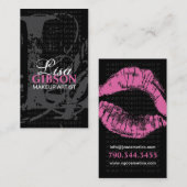 Monogramme "L" - CARTE DE VISITE de MAQUILLEUR (Devant / Derrière)