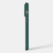 Monogramme latéral Nom Sea Green & Teal Minimalist (Côté gauche)