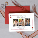 Monogramme Lecture Carte Mariage 3 Photo<br><div class="desc">Célébrez dans le style avec ces mariage élégant et très tendance enregistrer les cartes de date. Ce design est facile à personnaliser avec votre libellé d'événement spécial et vos invités seront ravis quand ils reçoivent ces cartes fabuleuses.</div>