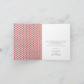 Monogramme Lecture Carte Mariage Collection Merci (Intérieur)