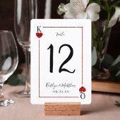 Monogramme Lecture Carte Mariage Collection N° tab