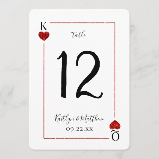 Monogramme Lecture Carte Mariage Collection N° tab (Devant)