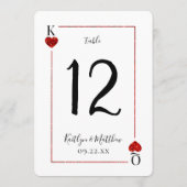 Monogramme Lecture Carte Mariage Collection N° tab (Dos)