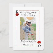 Monogramme Lecture Carte Mariage Photo Enregistrer (Devant)