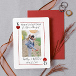 Monogramme Lecture Carte Mariage Photo Enregistrer<br><div class="desc">Célébrez dans le style avec ces mariage élégant et très tendance enregistrer les cartes de date. Ce design est facile à personnaliser avec votre libellé d'événement spécial et vos invités seront ravis quand ils reçoivent ces cartes fabuleuses.</div>