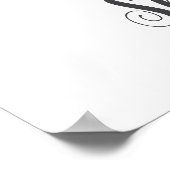 Monogramme Lettre S Impression de nom de nurserie  (Coin)